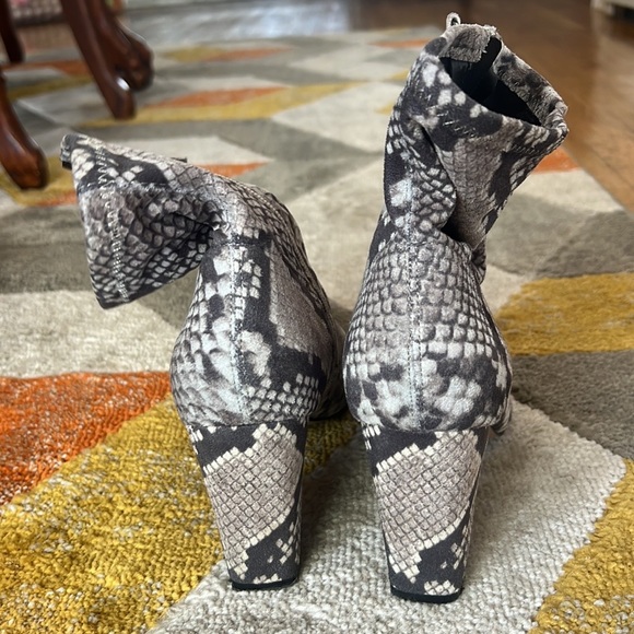 Steve Madden Suede Snake Booties - Picture 4 of 7